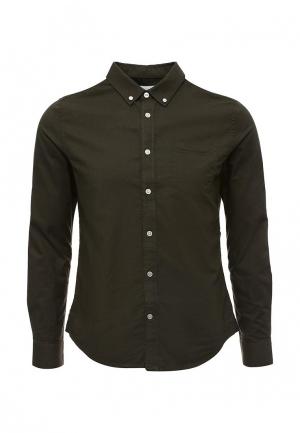 Рубашка Burton Menswear London BU014EMTSC30. Цвет: хаки