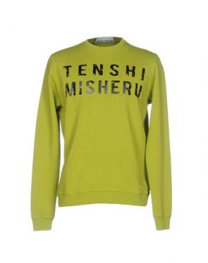Толстовка TENSHI MISHERU. Цвет: светло-зеленый