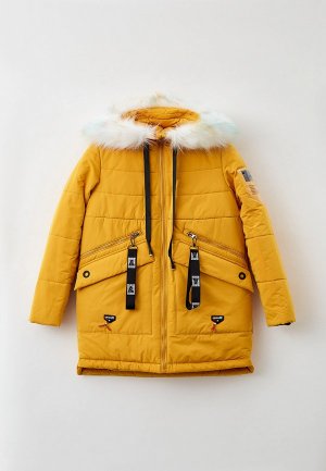 Куртка утепленная Артус. Цвет: желтый