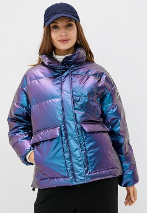 Куртка утепленная Gap. Цвет: фиолетовый