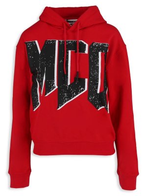 Толстовка с капюшоном графическим логотипом tour Red multi McQ Alexander McQueen