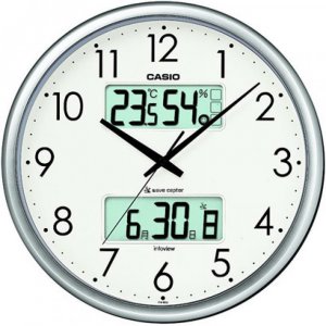 CASIO ITM 650J 8JF [Silver radio clock]