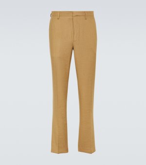 Patrino прямые брюки со средней посадкой , коричневый Dries Van Noten