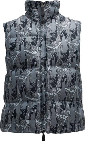 Жилет Parkfield EKD Down Vest 'Monochrome', серебряный Burberry