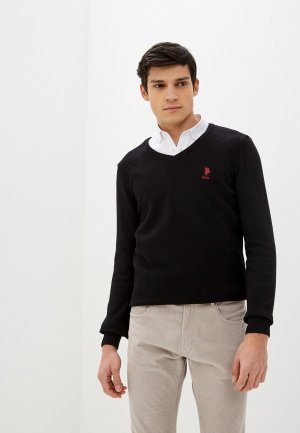 Пуловер U.S. Polo Assn.. Цвет: черный