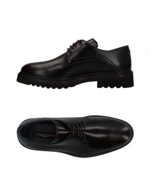Обувь на шнурках CRISTIANO GUALTIERI. Цвет: темно-коричневый