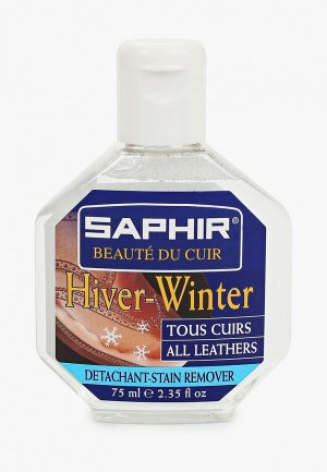 Очиститель Saphir для обуви, Hiver Winter, 75 мл.. Цвет: прозрачный