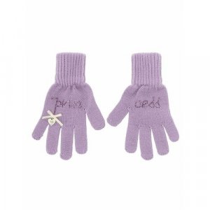 Перчатки , размер 3-5 лет, фиолетовый mialt. Цвет: фиолетовый