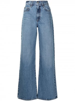 Расклешенные джинсы Skylar с завышенной талией Nobody Denim. Цвет: синий