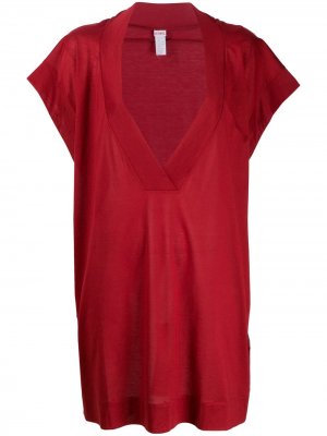 Платье-футболка Renée Eres. Цвет: красный