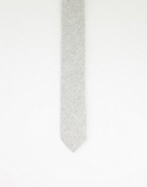 Фланелевый галстук серого цвета -Серый Gianni Feraud