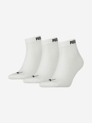 Носки , 3 пары, Белый PUMA. Цвет: белый