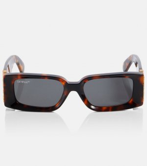 Солнцезащитные очки roma прямоугольной формы , черный Off-White