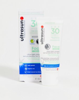 Солнцезащитный крем Mineral Face SPF30, 40 мл-Бесцветный Ultrasun