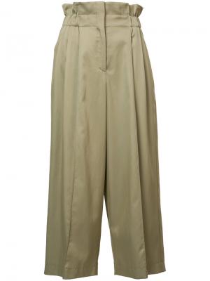 Укороченные брюки с высокой талией Sonia Rykiel. Цвет: телесный