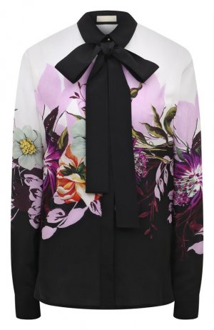 Шелковая блузка Elie Saab. Цвет: разноцветный