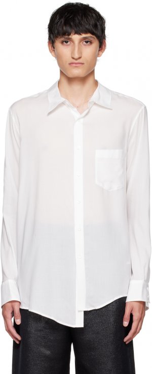 Белая рубашка с короткими рукавами Sulvam