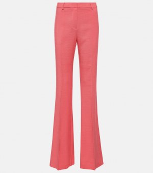 Расклешенные брюки с высокой посадкой ETRO, розовый Etro