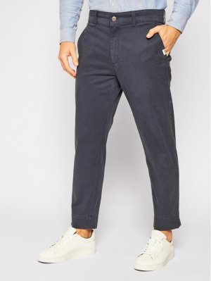 Тканевые брюки прямого кроя, синий Tommy Jeans