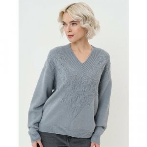 Пуловер , размер 42/48, серый VAY. Цвет: серый/стальной