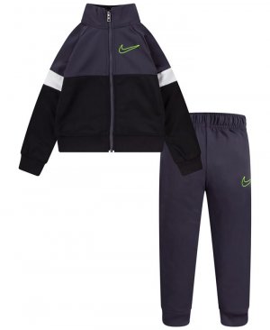 Спортивный костюм из двух предметов: куртка с цветными блоками и брюки для новорожденных , мультиколор Nike
