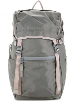 Нейлоновый саржевый рюкзак 210D As2ov. Цвет: серый