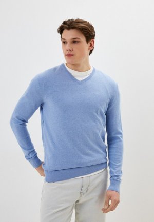 Пуловер Tom Tailor. Цвет: голубой
