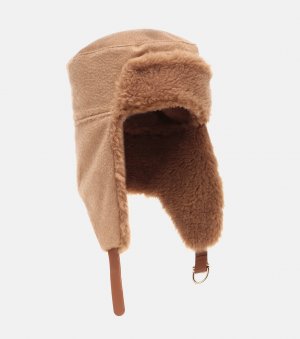 Шляпа avy из верблюжьей шерсти , коричневый Max Mara