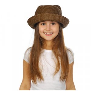 Шляпа , размер L(52-54), коричневый Solorana. Цвет: коричневый