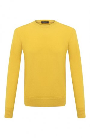 Кашемировый свитер Loro Piana. Цвет: жёлтый