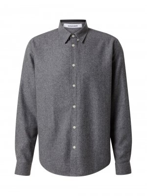 Рубашка на пуговицах стандартного кроя Waynes, пестрый серый Minimum
