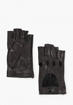 Митенки Sermoneta Gloves. Цвет: черный