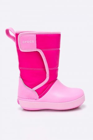 Детская зимняя обувь Lodge Point, розовый Crocs