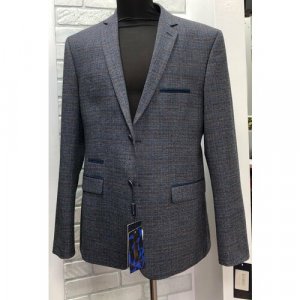 Пиджак , размер 188-108 slim, серый DANIEL DIAZ. Цвет: серый