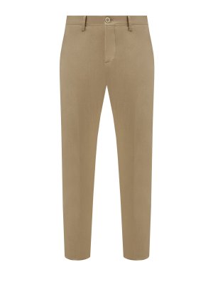Легкие брюки из эластичного хлопка с французскими карманами ETRO. Цвет: бежевый