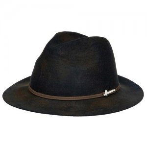 Шляпа , размер 57, синий Herman. Цвет: синий