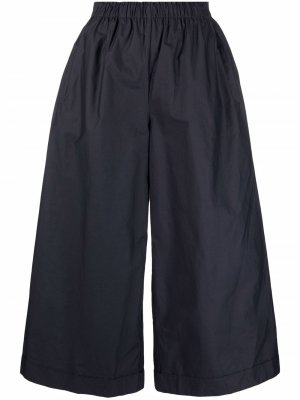 Укороченные брюки палаццо Daniela Gregis. Цвет: синий