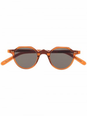 Солнцезащитные очки P21 Lesca. Цвет: коричневый