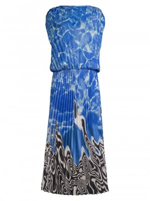 Плиссированное блузонное платье макси , разноцветный Stella Jean