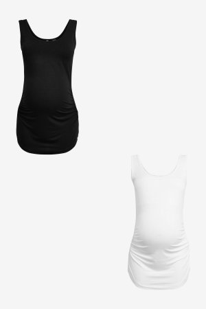 Футболки для беременных и кормящих женщин с черной моделью - Two-pack , черный Seraphine