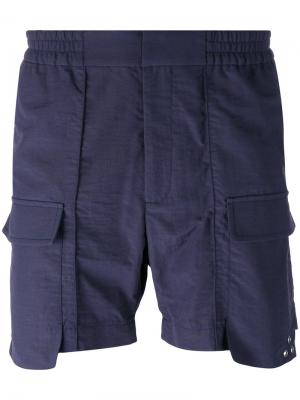 Спортивные шорты с карманом сбоку Var/City. Цвет: синий