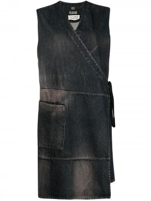 Джинсовое платье 1990-х годов Maison Martin Margiela Pre-Owned. Цвет: серый