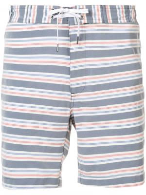 Пляжные шорты Alek Onia. Цвет: синий