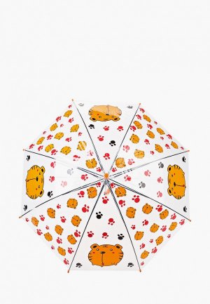 Зонт-трость Bradex ТИГР. Цвет: оранжевый