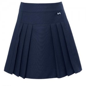Школьная юбка , размер 140, синий SLY. Цвет: синий