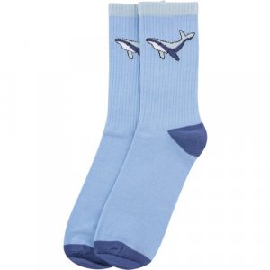 Носки , 100 den, размер 35-39, синий, голубой Kawaii Factory. Цвет: синий