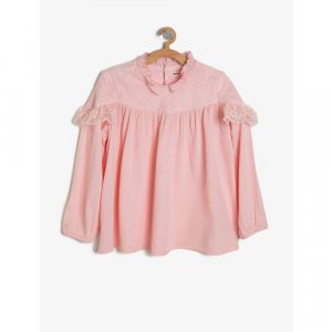 Блуза , размер 9-10 лет, розовый KOTON. Цвет: розовый