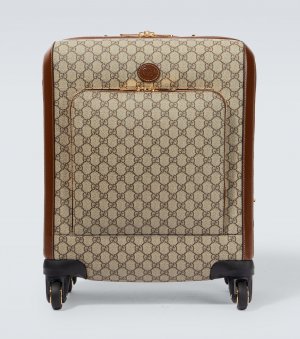 Маленький чемодан для ручной клади gg supreme , бежевый Gucci