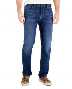 Мужские прямые эластичные джинсы средней стирки jon, созданные для macy's Alfani, мульти