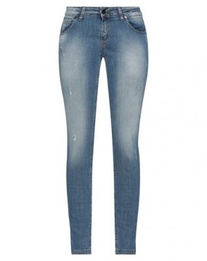 Джинсовые брюки EUREKA by BABYLON. Цвет: синий